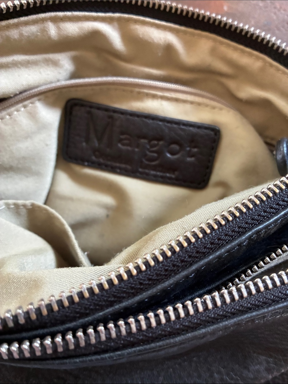 Margot Black Leather Crossbody Bag - Classic Minimalist - Picture 4 of 6